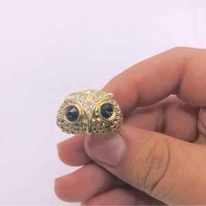 Cute gold color owl ring
